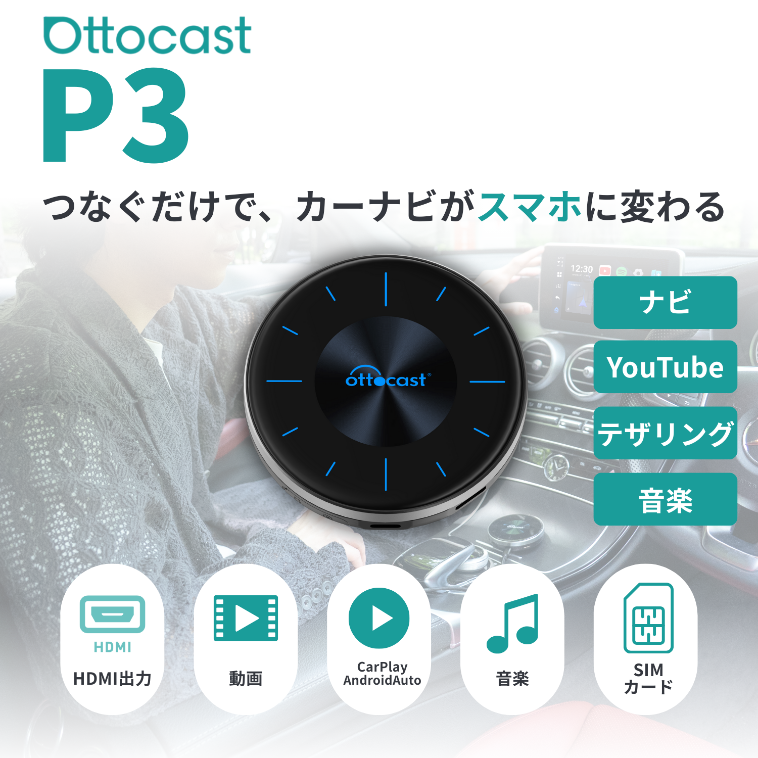 OTTOAIBOX P3 | 2024年日本人気No.1のAI BOX – OTTOCAST(オットキャスト)
